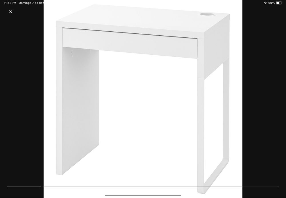 Secretaria branca IKEA