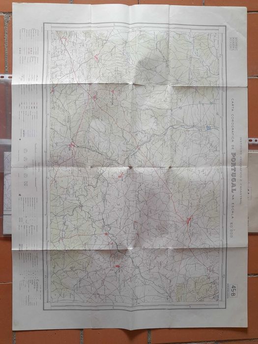 Mapas antigos - Carta Corográfica de Portugal