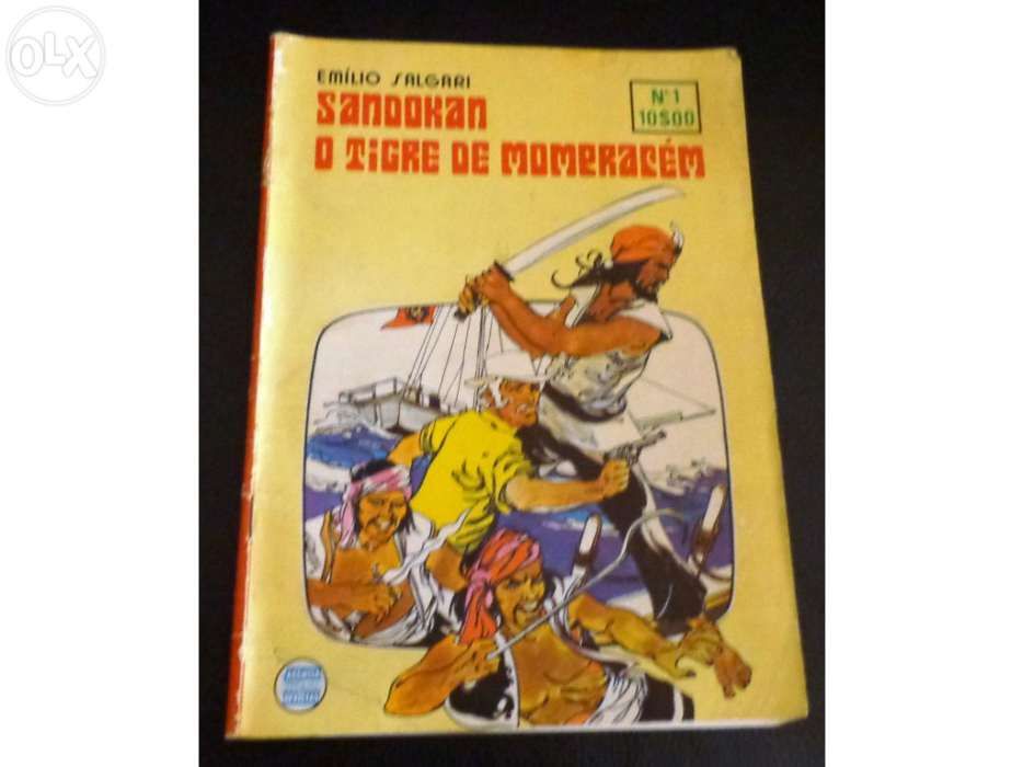 Sandokan o Tigre de Mompracém - Revista em quadradinhos -