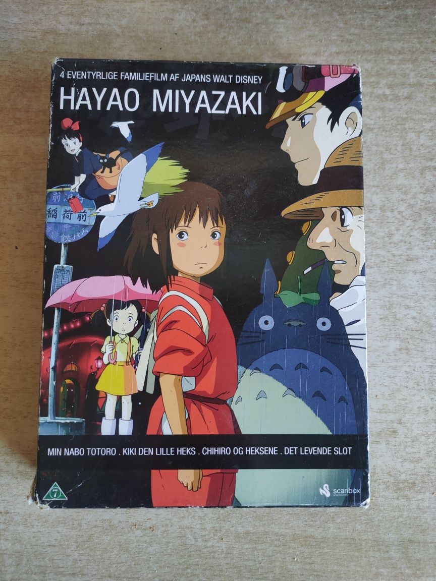 4xDVD anime Kolekcja Hayao Miyazaki Hauru spirited away Kiki Totoro