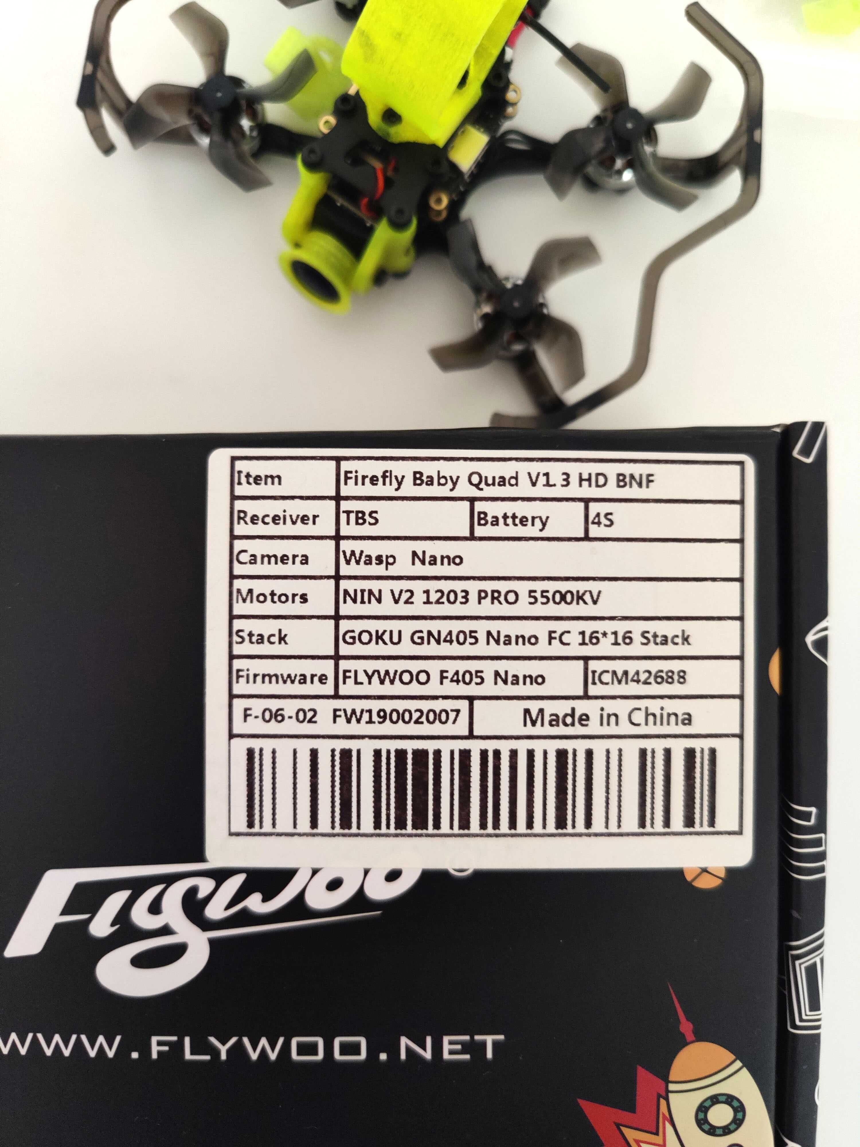 Flywoo Firefly Baby Quad V1.3 HD - TBS Crossfire - Dron FPV
