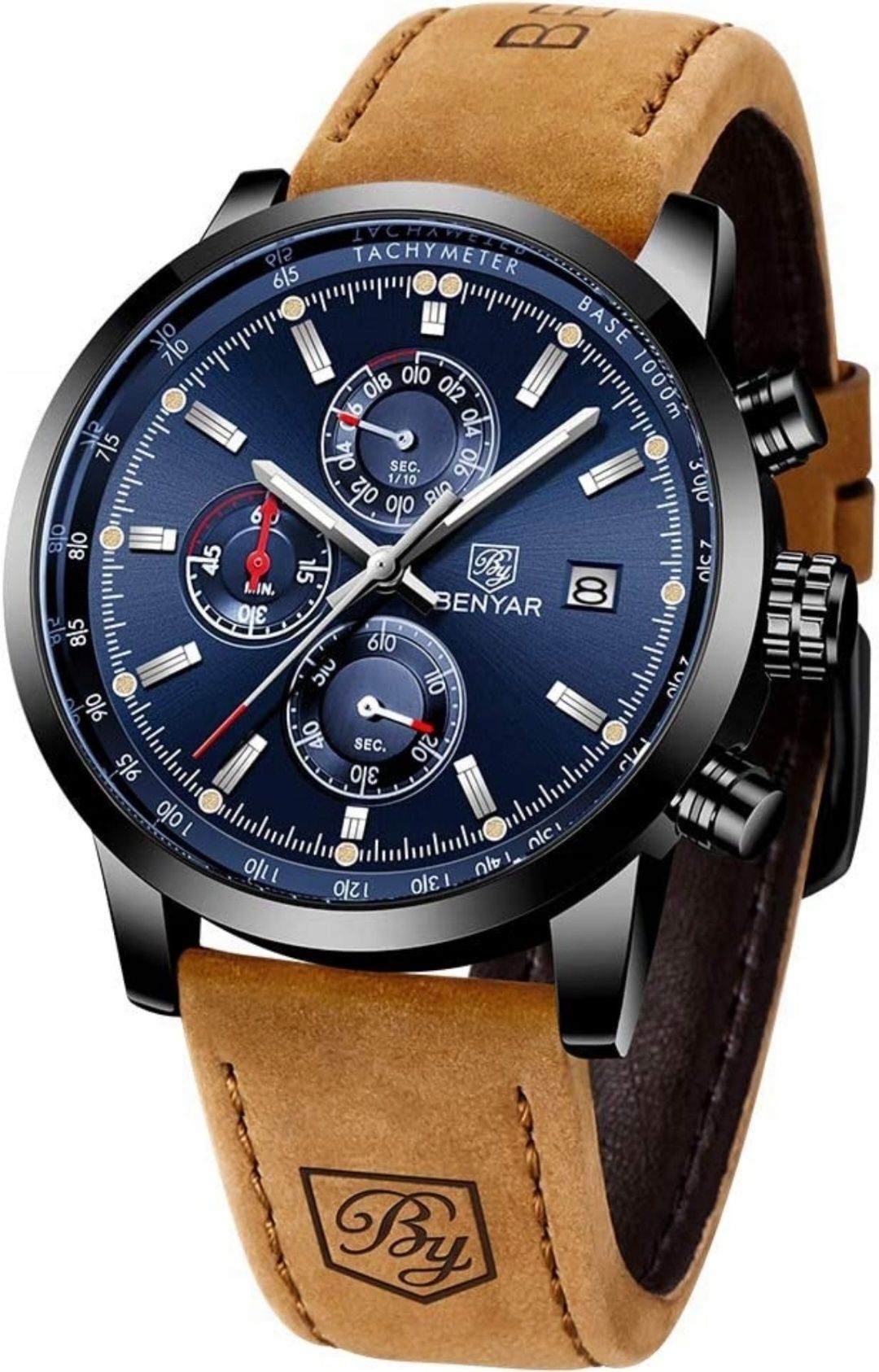 Zegarek męski klasyczny Benyar 5102M Cronograf