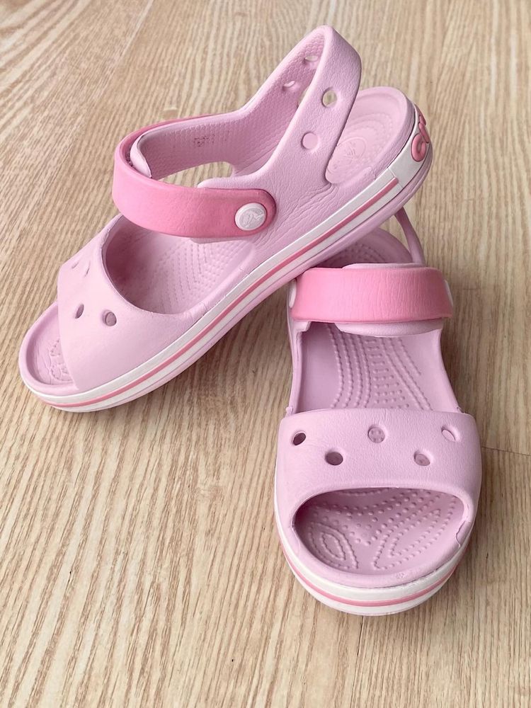 Крокси оригінал, босоніжки для дівчинки Crocs С12 р.29/30 (18-18,5см)