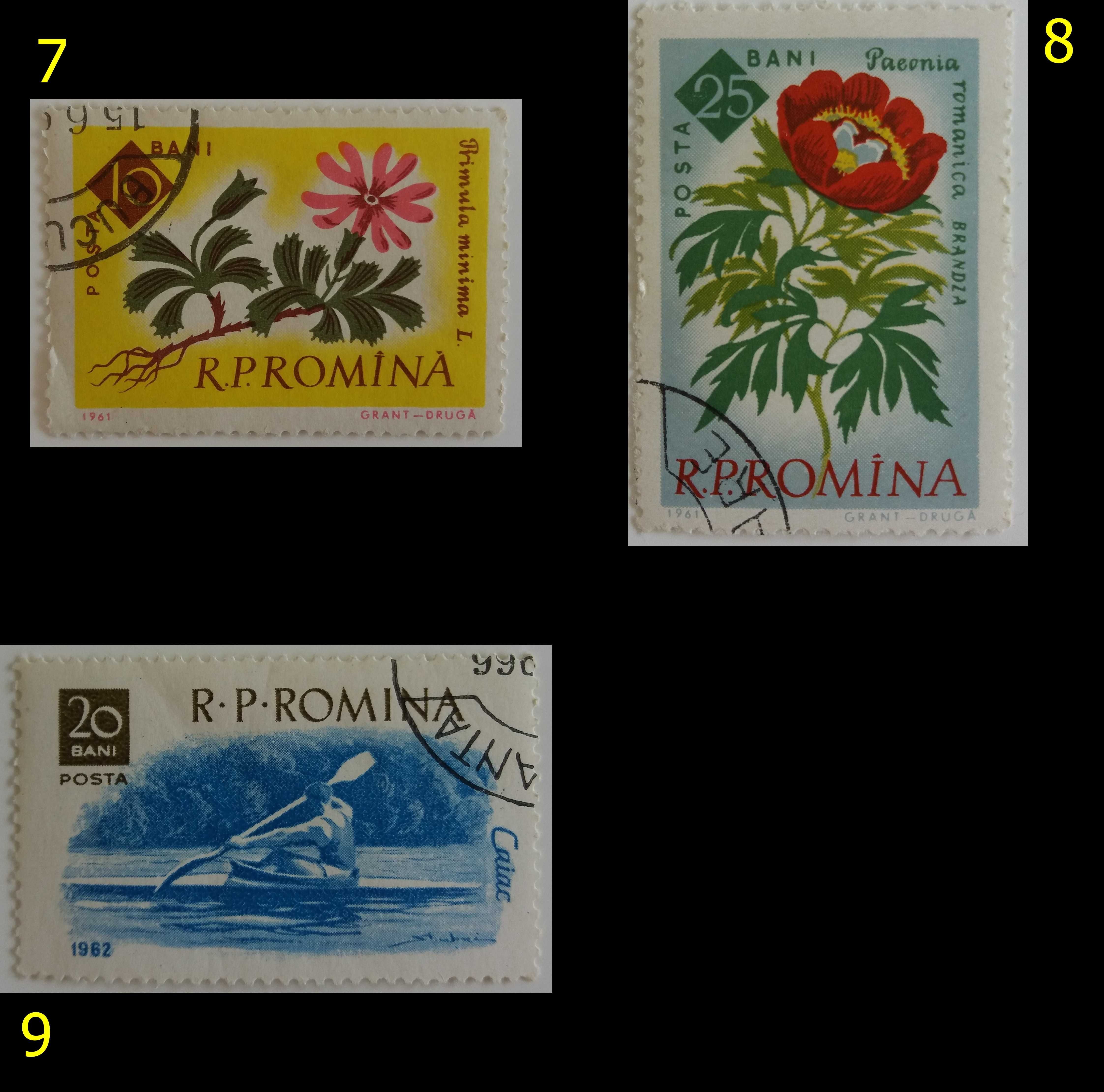 Znaczki pocztowe, Rumunia 1960-64, 21 sztuk