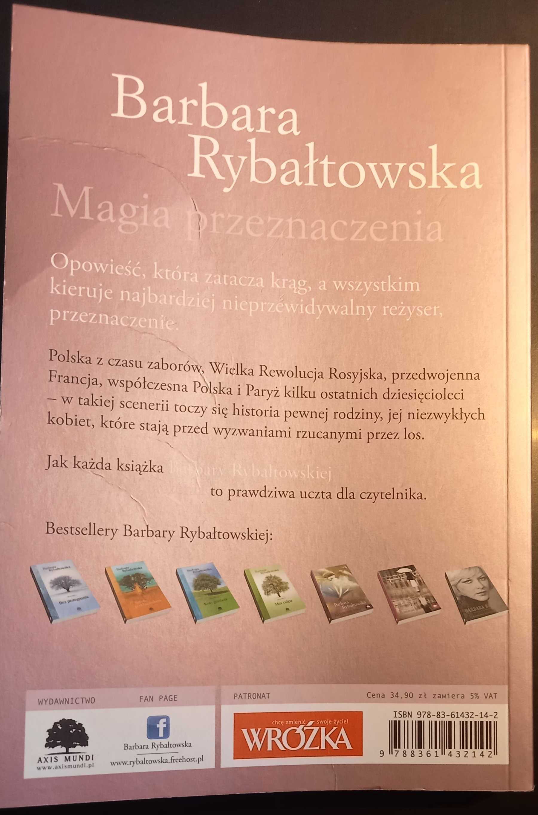 "Magia przeznaczenia" Barbara Rybałtowska