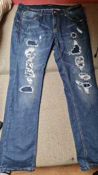 Spodnie jeans ripped