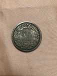 Монета 5FR HELVETIA 1850 5 Швейцарских франков