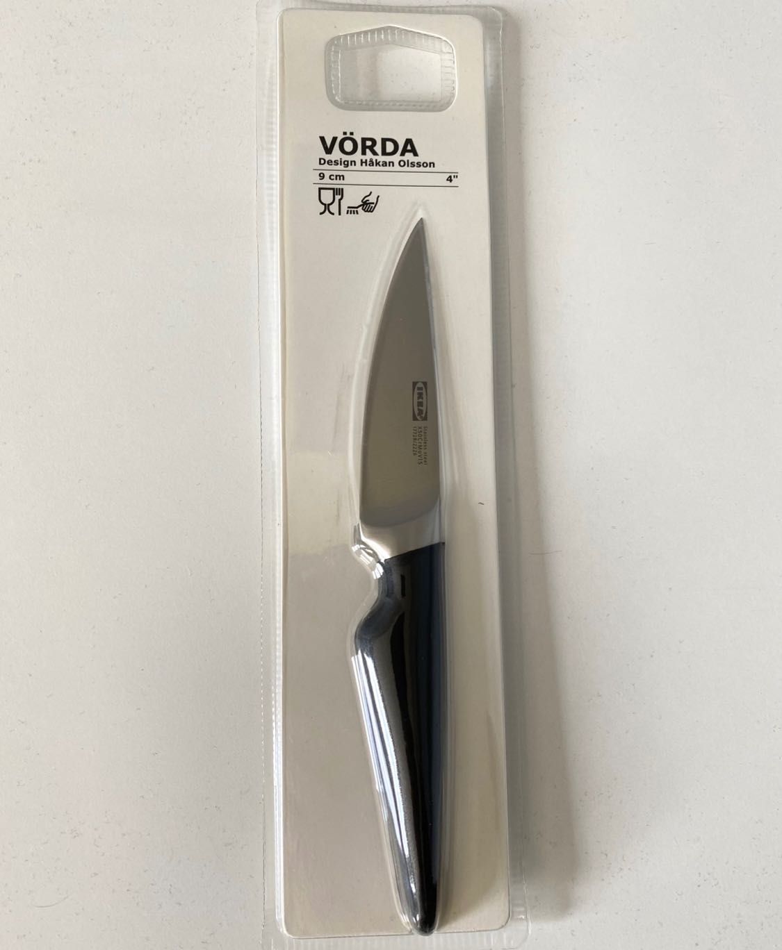 Nowy Nóż Ikea Vörda 9 cm stal nierdzewna