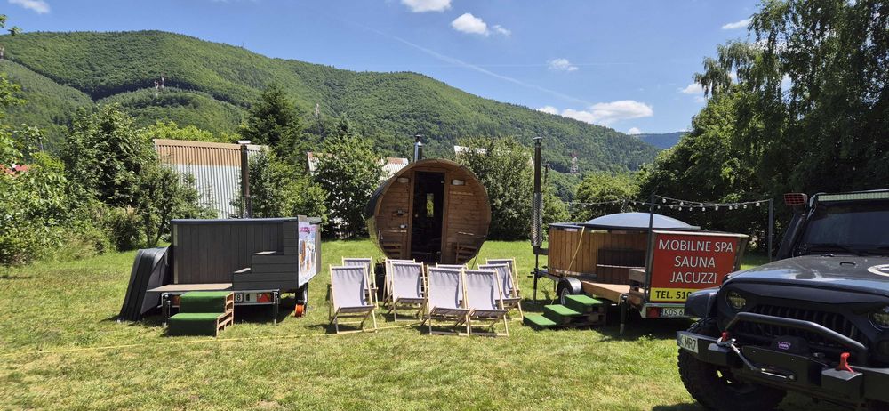 Mobilne SPA Jacuzzi, Bania, Ruska Bania, Balia  WYNAJEM