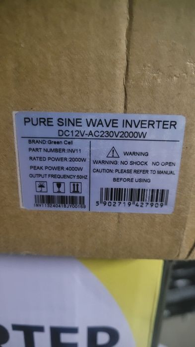 Гібридне ДБЖ/інвертор Volt Polska SINUS PRO 1000W (3SP100012W)