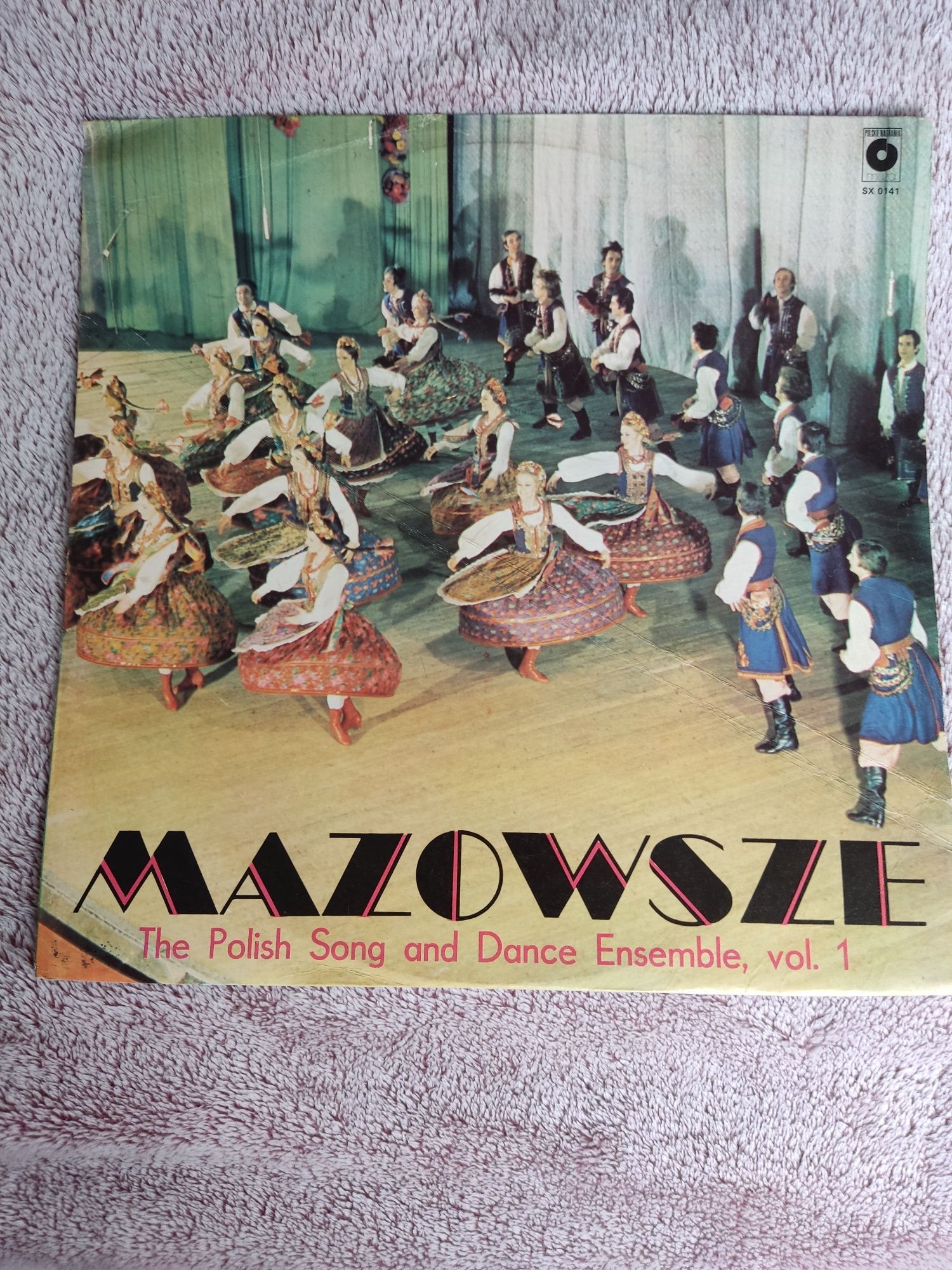 Płyta winylowa zespołu Mazowsze