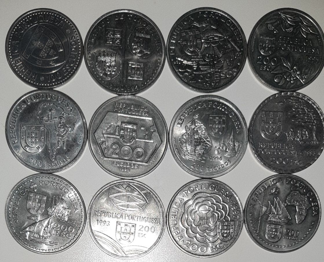 Moedas de 200 escudos