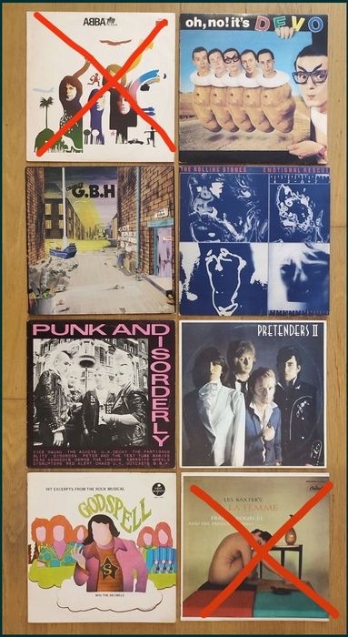 LP Vinil Rolling Stones Devo Pretenders GBH Punk