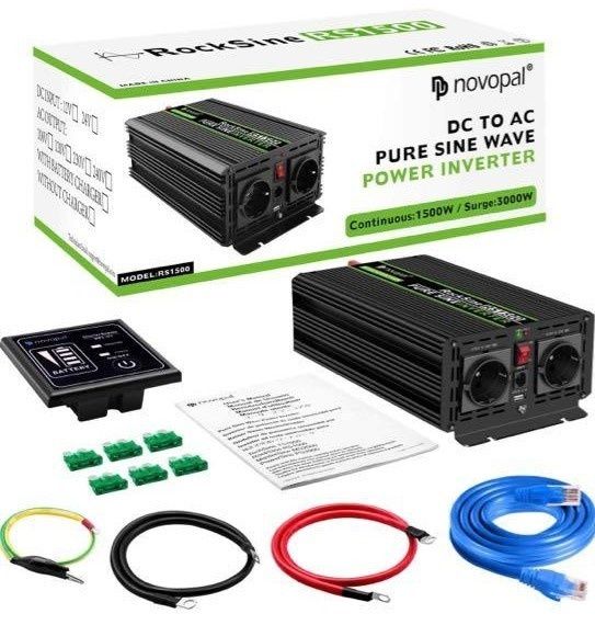 Інвертор Чиста Синусоїда Перетворювач DC-AC Novopal RockSine RS1500