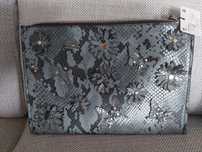 Mala/Pochete Cinza Mango