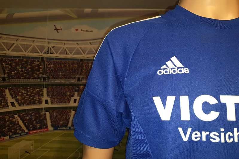 F.C. Schalke 04 Gelsenkirchen Adidas Climalite 2002-04 home size: S-M