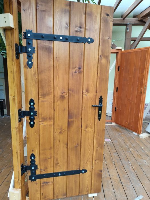 Drzw ocieplanei 65mm domków drewnianych gospodarcze piwnicze