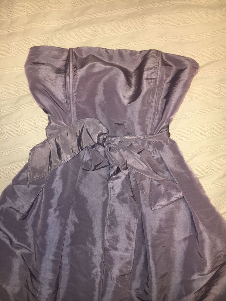 Sukienka S wrzosowa koktajlowa Saint Tropez liliowa 36