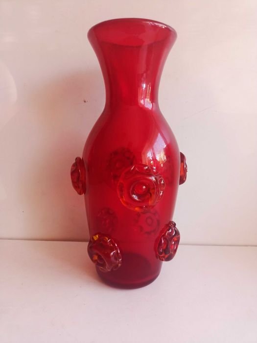 Wazon Krakowski Instytut Szkła, Projekt Słuczan-Orkusz vintage PRL