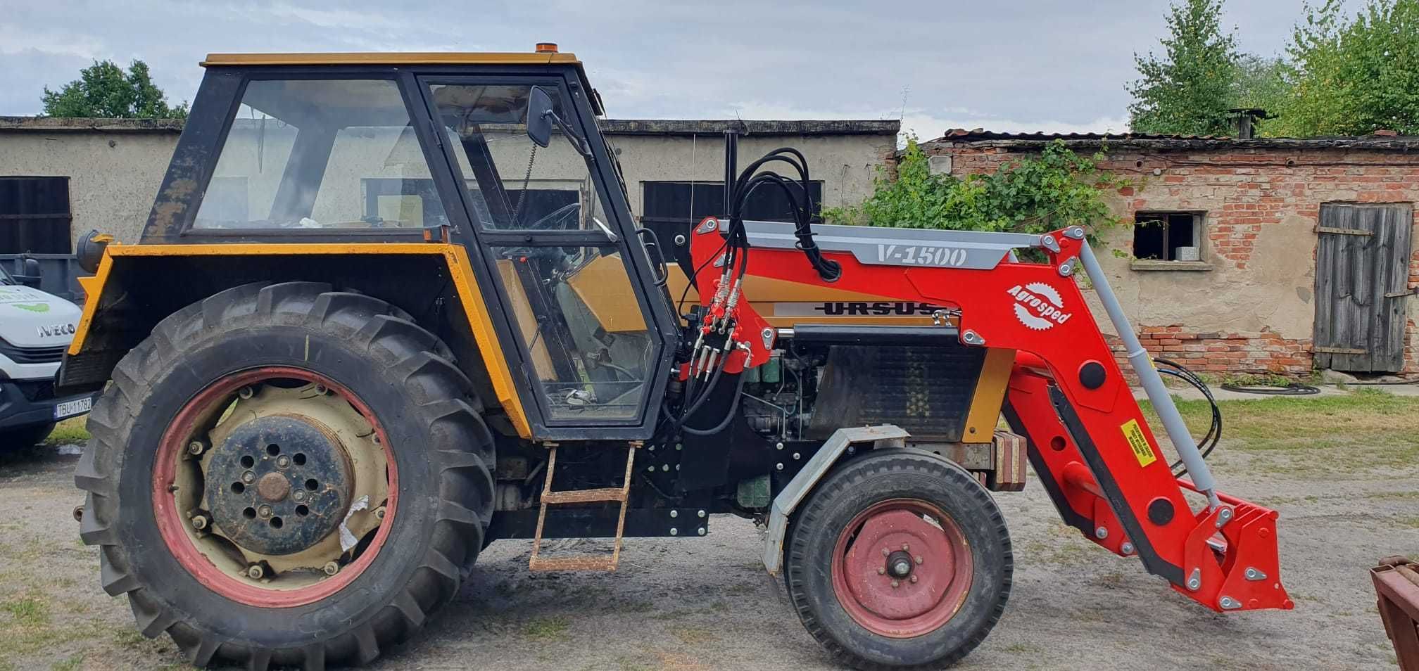 Ładowacz czołowy Agrosped model V 1500 Ursus Zetor MTZ montaż dostawa