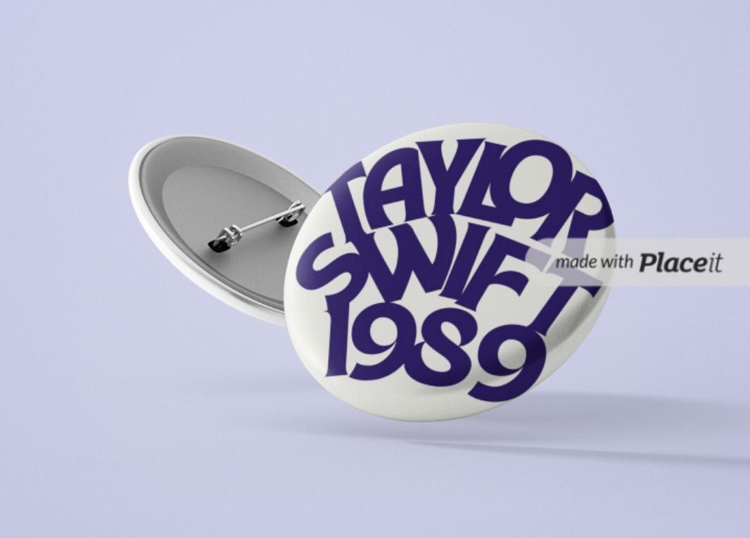 Taylor swift pin personalizáveis