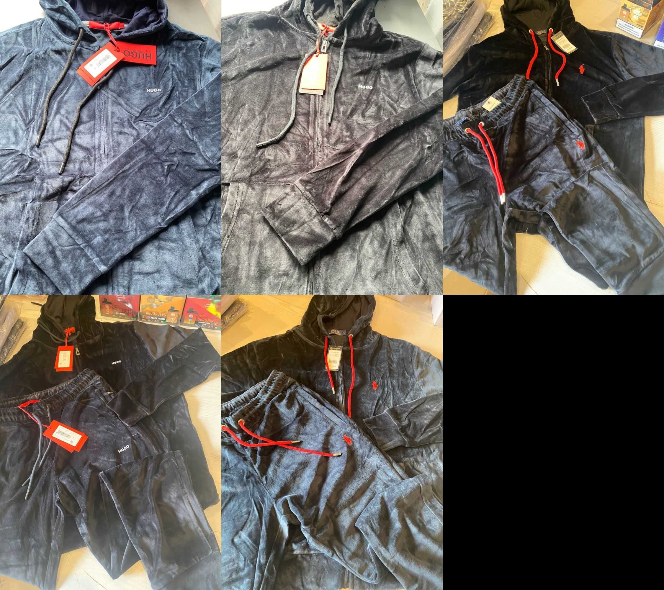 Komplety dresu męskie komplet dresu Ralph Welur Hugo Boss OUTLET