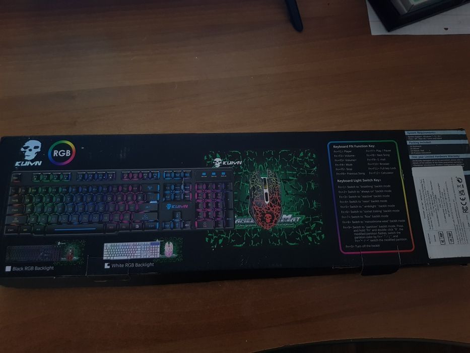 Rato e teclado gaming