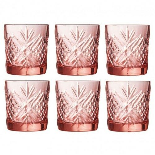 Склянка Зальцбург низька рожева 300мл 6шт Luminarc P9167