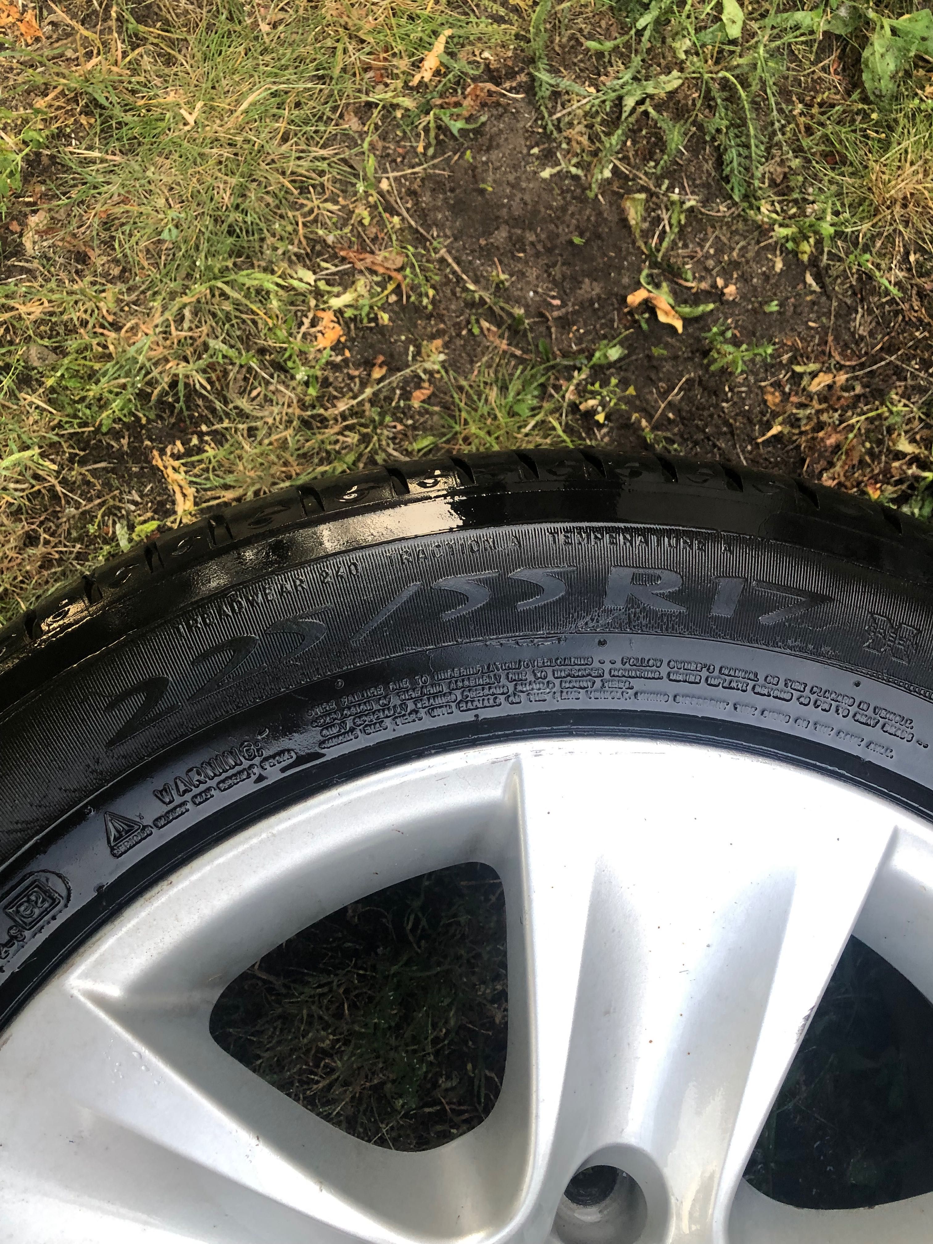 Felgi koła 17 cali 5x120 BMW f10/f11  opony zima michelin 225/55/r17