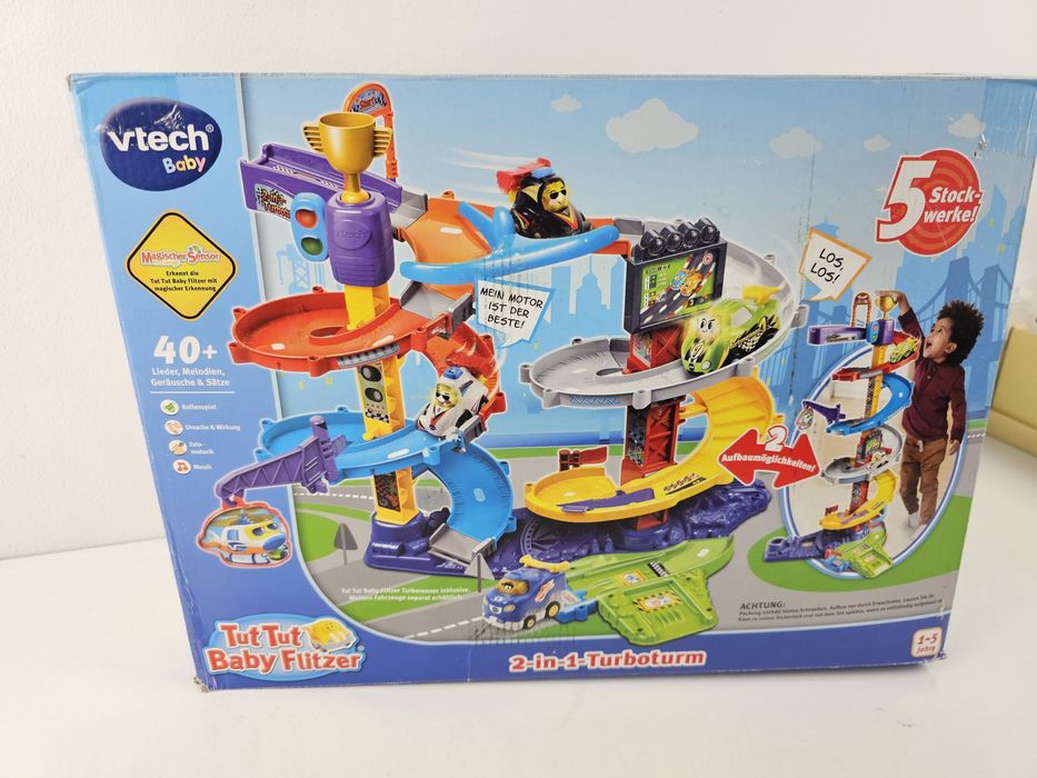 VTech Tut Tut Baby Flitzer tor wyścigowy  zestaw autko parkin