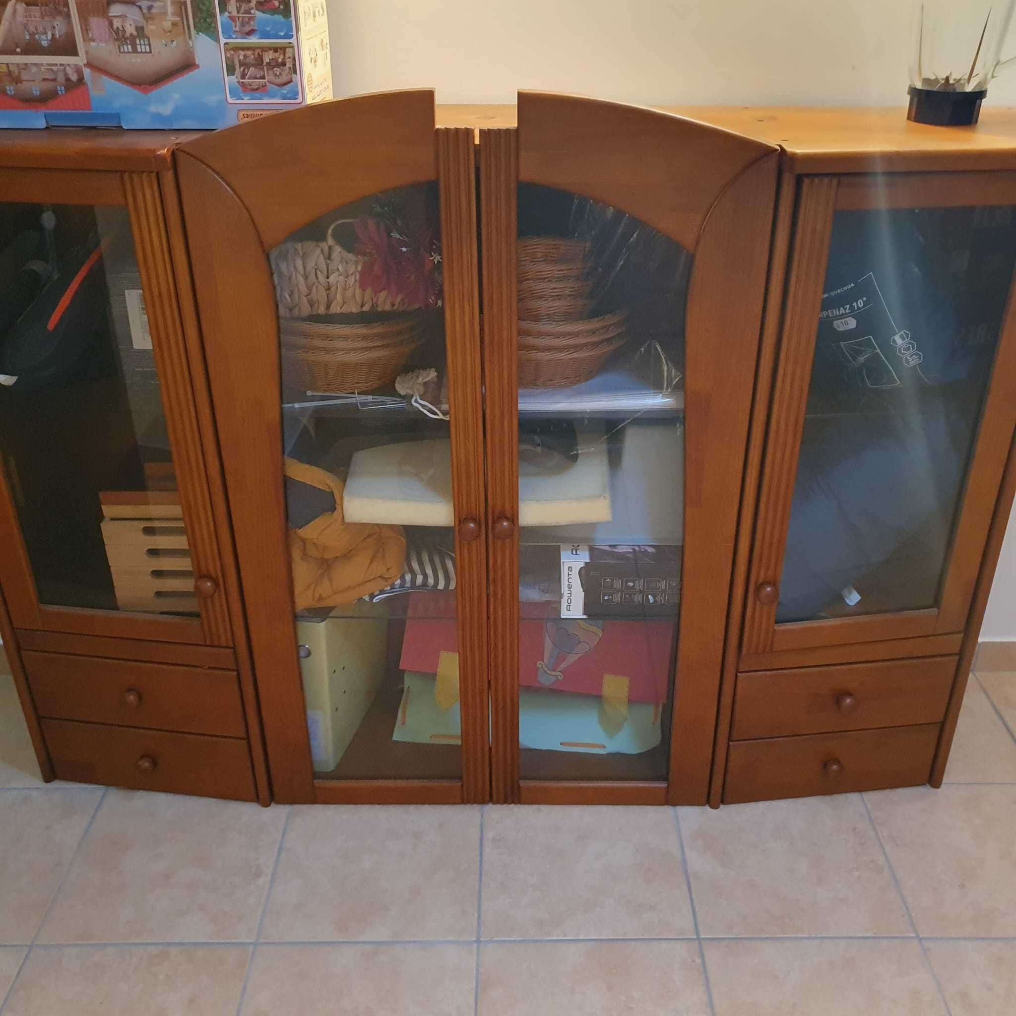 Móvel para sala de jantar composto por duas peças 190cm altura total