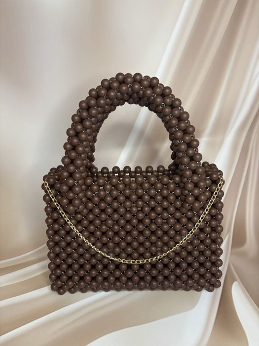 Сумка з акрилових намистин