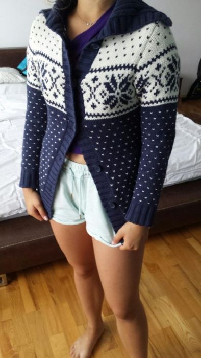 Sweter styl skandynawski