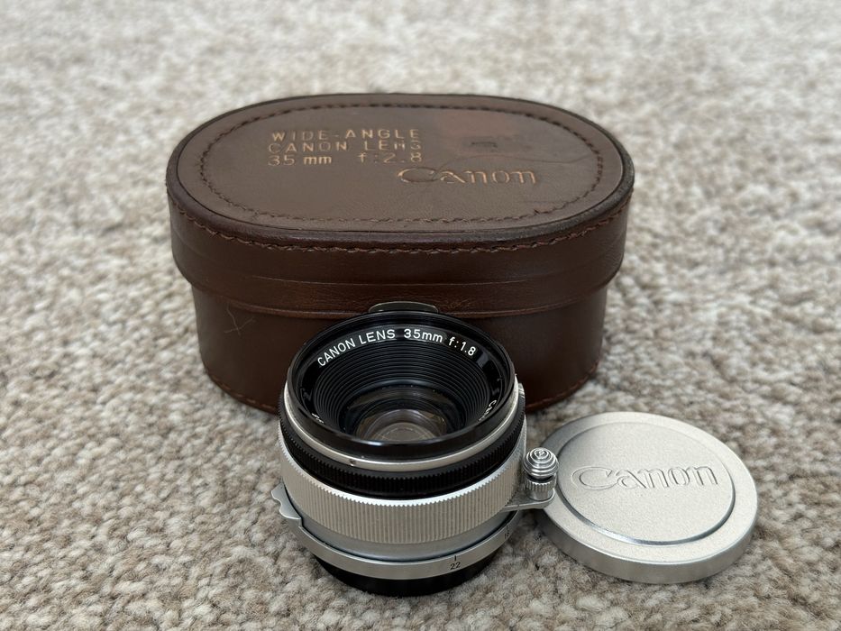 Canon LTM 35mm f1.8 M39. далекомірний обʼєктив для камер Leica, Canon