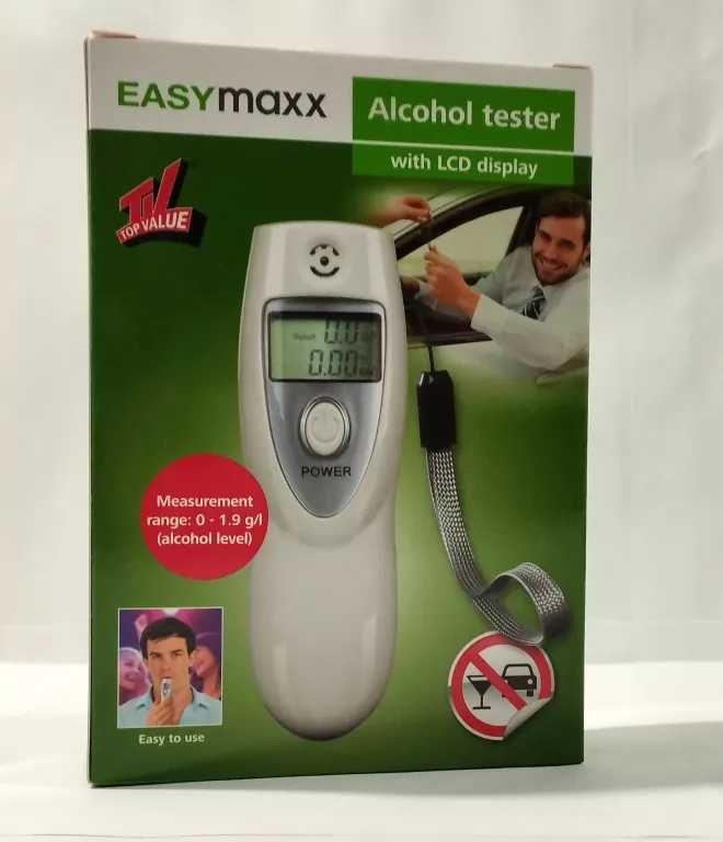 Alkomat Cyfrowy LCD Elektroniczny EasyMaxx Precyzyjny