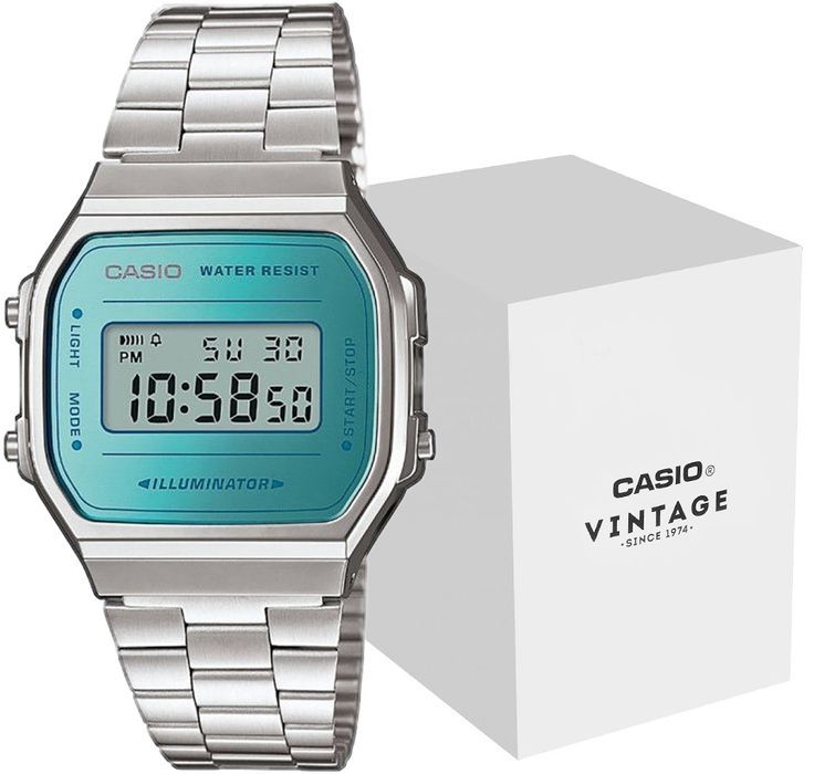 zegarek casio a168wem-2ef + box