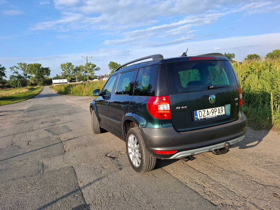 Skodę Yeti 2.0 tdi 140 km 4x4, bogato wyposażony