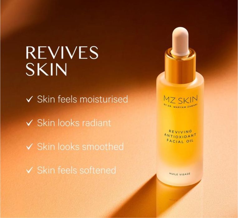 Відновлююча антиоксидантна олія для обличчя mz skin facial oil