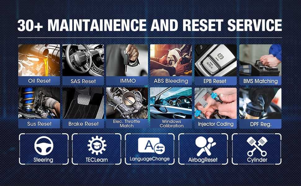 Autel MaxiPRO MP808BT PRO Máq Diagnóstico OBD 36 Funções (NOVO)