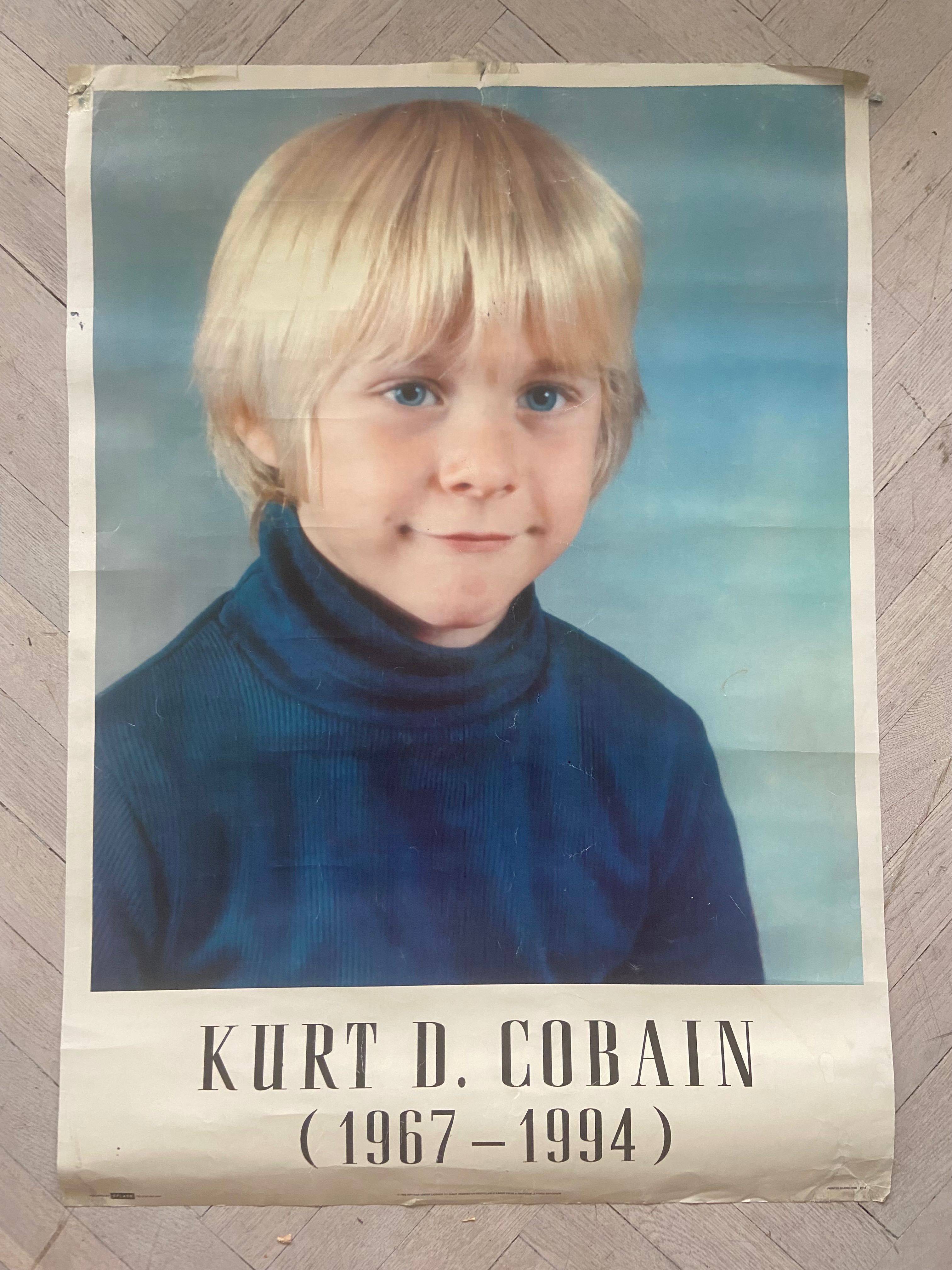 Plakat Kurt Cobain z 1995 r - plakat starszy od Kurta