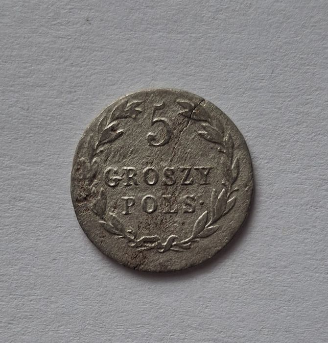 5 groszy 1818 rok - Królestwo Polskie (Kongresowe)