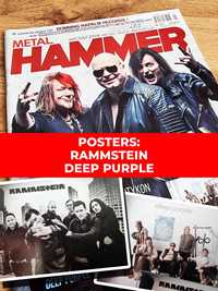 Metal Hammer 2017 - Helloween, Plakaty XL: Rammstein i Deep Purple