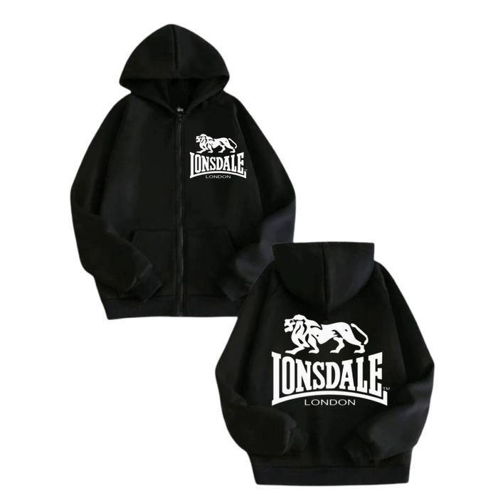 Зип-Худи Lonsdale London Fight Logo унисекс лонсдейл толстовка кофта