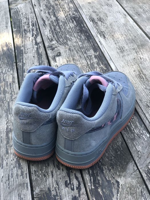 Кроссовки Nike Air Force 1 GS Grey Pink