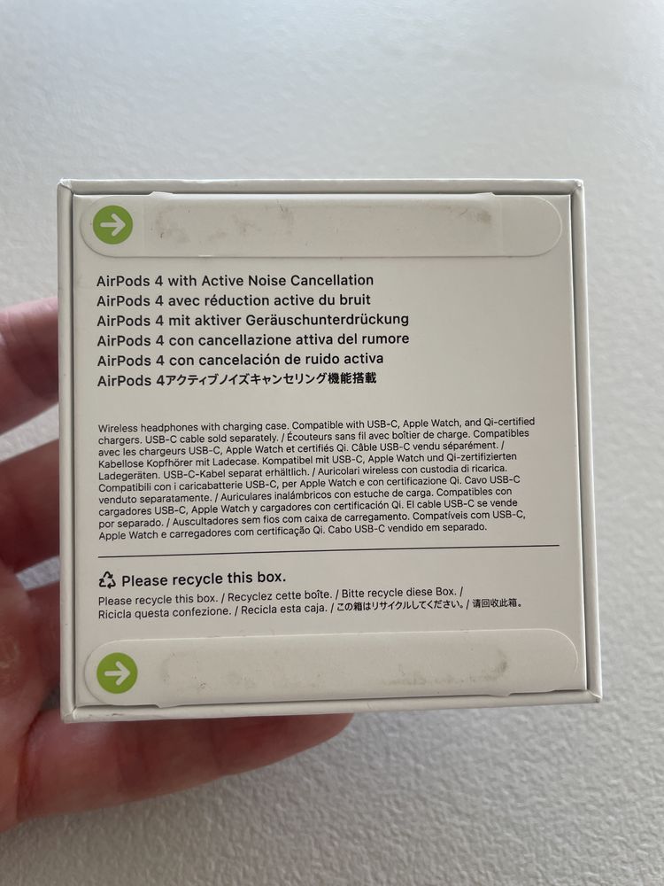 Apple AirPods 4 (ANC) NOWE