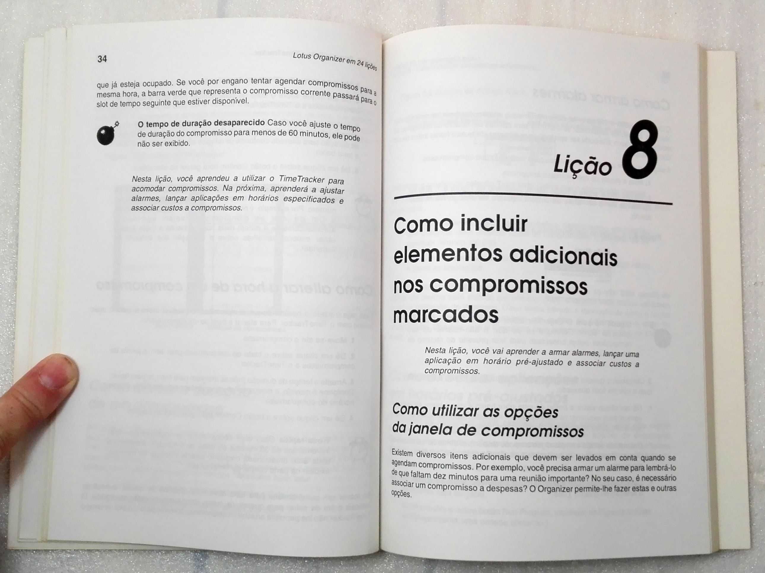 Livro Lotus Organizer em 24 Lições