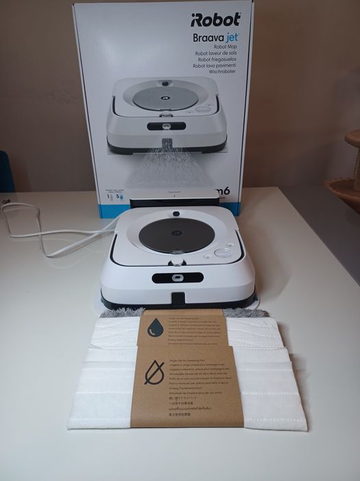 Mopa Robô IROBOT Braava Jet M6 - robot lava chão