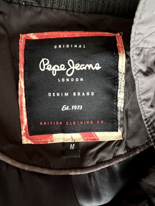 Granatowa kurtka puchowa Pepe Jeans
