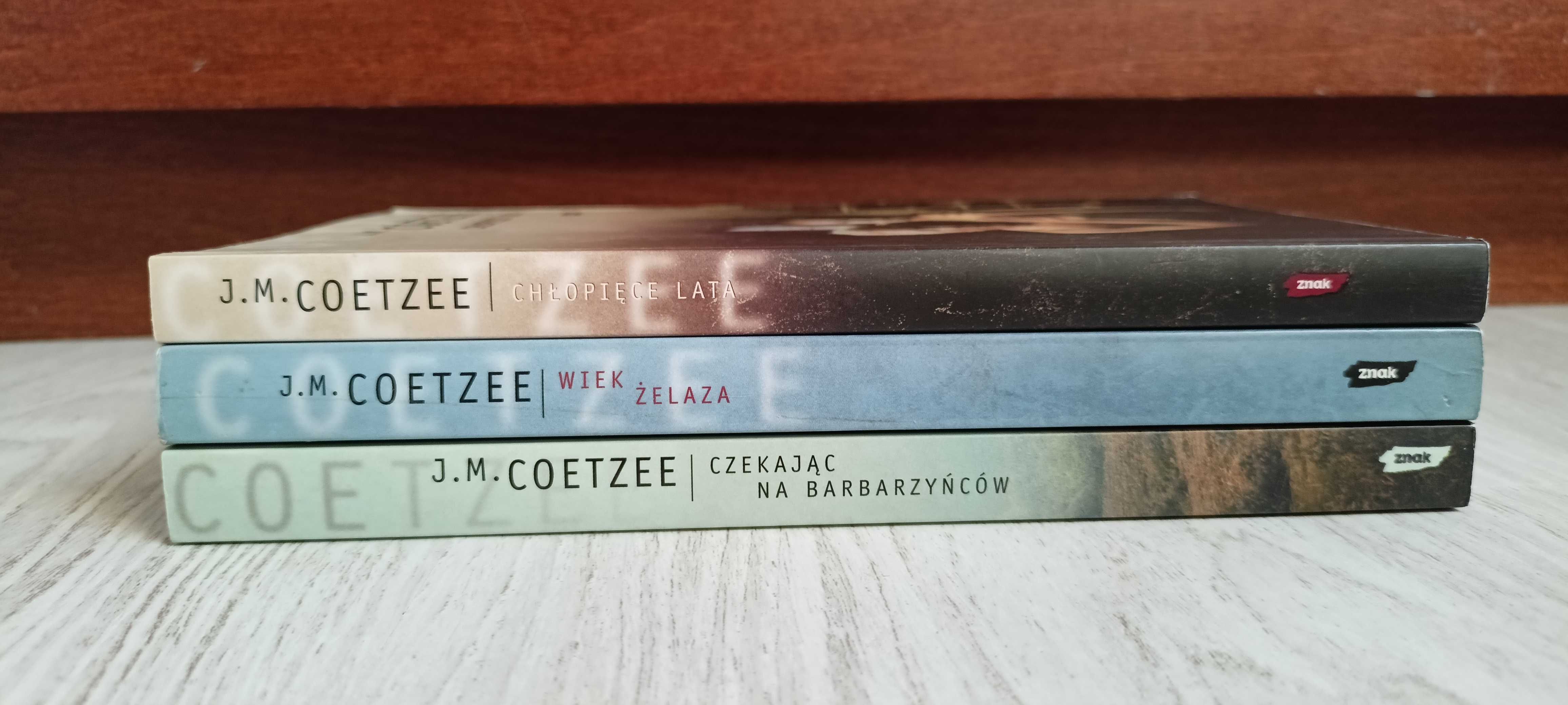 J. M. Coetzee Wiek żelaza + Czekając na barbarzyńców + Chłopięce lata