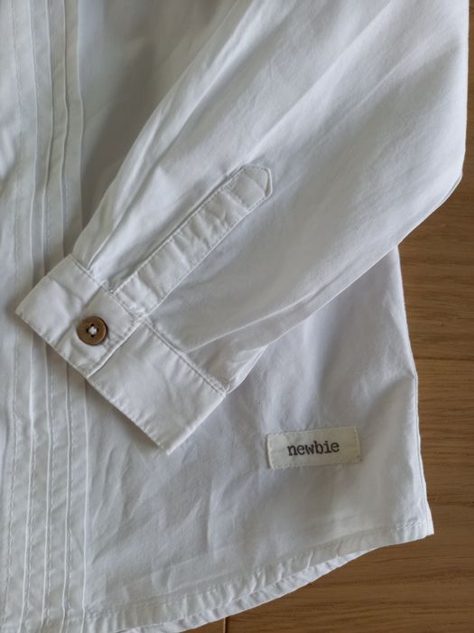 Koszula biała Newbie, rozmiar 104.